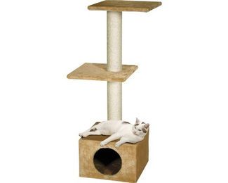 Karlie Kratzbaum Smaragd beige – Bild 1 von 6