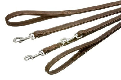 Karlie Leine Tibet aus Yak-Leder 100 cm x 18 mm braun - 100 cm – Bild 1 von 2