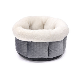 Produktbild von Karlie Liegebett Velvet Katzenbett Dunkelgrau 45x45x23 cm - 1 Stk.