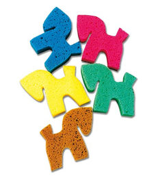 Karlie Lustiger Pferdchenschwamm aus Schaumstoff – Bild 1 von 2