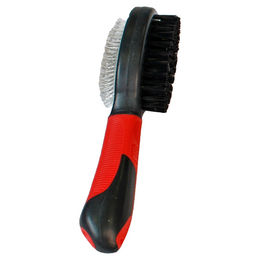 Produktbild von Karlie Professional Borsten- und Zupfbürste 2 in 1 rot/schwarz