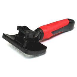 Karlie Professional Zupfbürste Hundebürste Gummi Rot/Schwarz – Bild 1 von 3