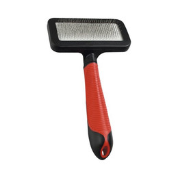 Produktbild von Karlie Professional Zupfbürste Hundebürste M Gummi Rot/Schwarz - 1 Stk.