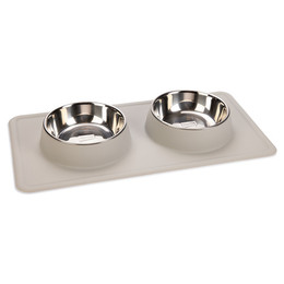 Produktbild von Karlie Silikon INOX Dinner Set Dex 700 ml Weiß - 700 ml