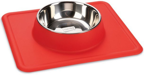 Produktbild von Karlie Silikon INOX Napf Dex 350 ml rot - 350 ml