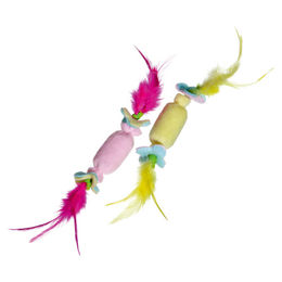 Produktbild von Karlie Tierkuscheltier Kitty Kidz Bonbon mit Feder - 1 Stk.