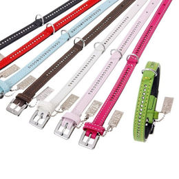 Produktbild von Karlie Vintage Strasshalsband Marron 10 mm 24 cm