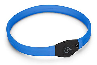 Produktbild von Karlie Visio Light LED Leuchthalsband Langhaar blau - 1 Stk.