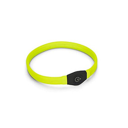 Produktbild von Karlie Visio Light LED Leuchthalsband Langhaar gelb