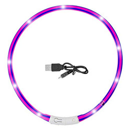 Produktbild von Karlie Visio Light LED Schlauchhalsband 20-70 cm violet-pink - 1 Stk.