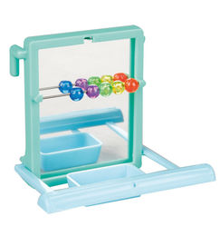 Produktbild von Karlie Vogelspiel Spiegel mit Napf und Perlen - 1 Stk.