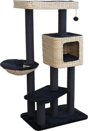 Produktbild von Karlie Wasserhyazinthe Kratzmöbel Sombra L  - schwarz / natur