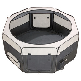 Produktbild von Karlie Welpenauslauf-Faltbox Smart Top Lounge grau/schwarz