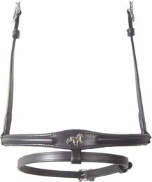 Produktbild von Karlslund Kombi kombiniertes Reithalfter mit Pferde-Emblem