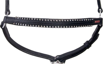 Produktbild von Karlslund Reithalfter Hannoveran Noseband Small Crystals