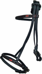 Karlslund Soft Comfort Reittrense aus Leder mit kombiniertem Reithalfter – Bild 1 von 2