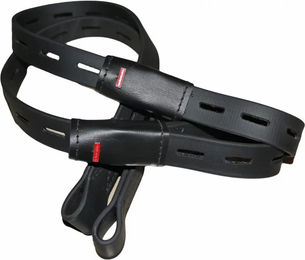Produktbild von Karlslund Steigbügelriemen BioThane Schwarz 75 cm - 75 cm