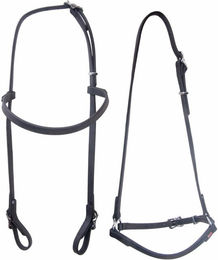 Karlslund Trense BioThane Bridle Black Chrome – Bild 1 von 3