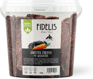 Produktbild von *Karotten Streifen mit Wildlachsöl (500g-Eimer)