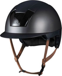 Produktbild von KASK Kooki Reithelm mit braunem Kinnriemen