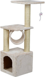 Produktbild von KATIDO Katzenkratzbaum mit Tunnel 92 cm beige