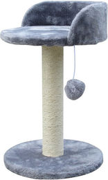 Produktbild von KATIDO Kratzbaum mit Katzenbett 47 cm grau-blau