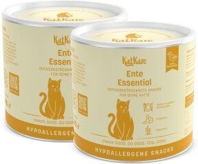 Produktbild von KatKare Hypoallergener Gefriergetrockneter Snack Ente Essential 2x70 g