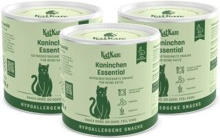 KatKare Hypoallergener Gefriergetrockneter Snack Ente Kaninchen 3x70 g – Bild 1 von 3