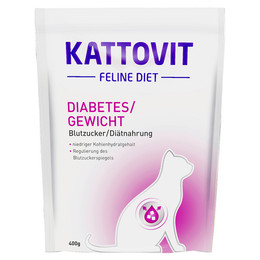 Produktbild von Kattovit Feline Diet Diabetes/Gewicht - 2 x 400 g