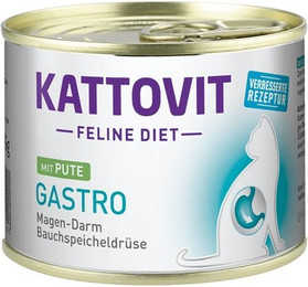 Produktbild von Kattovit Feline Diet Gastro Pute - 12 x 185 g