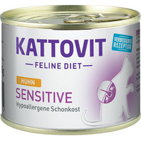 Produktbild von Kattovit Feline Diet Sensitive Huhn - 12 x 185 g