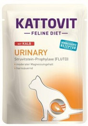 Produktbild von KATTOVIT Feline Diet Urinary Adult Kalb Nassfutter Katze - 24 x 85 g