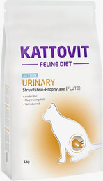 Produktbild von KATTOVIT Feline Urinary Thunfisch Katzentrockenfutter Diätnahrung Sparpaket 2 x 4 Kilogramm