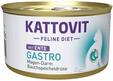 Produktbild von Kattovit Gastro Ente Diät-Nassfutter für Katzen - 12 x 85 g