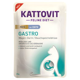 Produktbild von Kattovit Gastro Paté mit Ente - 10 x 85 g