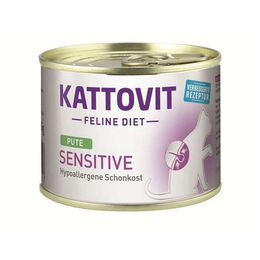 Produktbild von Kattovit Katzen Nassfutter Diät Sensitive Pute 12 x 185g