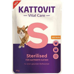 Produktbild von Kattovit Katzen Nassfutter Diät Vital Care Sterilised 24 x 85g Pouch-Beutel