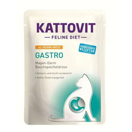 Produktbild von Kattovit Katzen Nassfutter Huhn & Reis 24 x 85g Pouch-Beutel