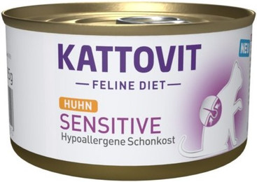 Produktbild von Kattovit Sensitive Huhn Katzenfutter - 12 x 85 g