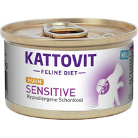 Produktbild von KATTOVIT Sensitive Katzenspezialfutter Huhn - 24 x 85 g
