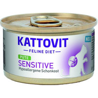 Produktbild von KATTOVIT Sensitive Katzenspezialfutter Pute - 24 x 85 g