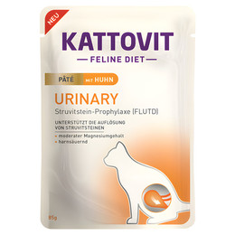 Produktbild von Kattovit Urinary Paté mit Huhn - 10 x 85 g