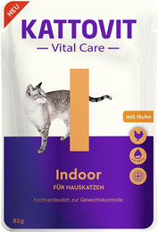 Produktbild von KATTOVIT Vital Care 85 Gramm Diätfutter Sparpaket 48 x 85 Gramm Indoor