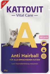 Produktbild von Kattovit Vital Care Anti Hairball Pouches - 24 x 85 g