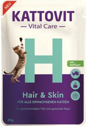 Produktbild von KATTOVIT Vital Care Hair & Skin Katzenfutter - 24 x 85 g