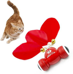 Produktbild von Katze Katze Spielende Katze Spielende Katzenspielzeug mit Haustier Stressabbau Pädagogische Katze Holen Katze Indoor-Spielzeug, Spielzeug, Allein, Maschine, Automatisch, Glocke, Niedlich,