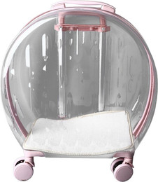 Produktbild von Katze Trolley Transparent Atmungsaktiv mit Rollen