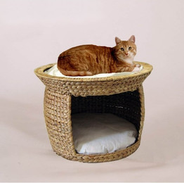 Produktbild von Katzen Korbturm Wasserhyazinthe