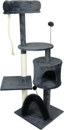 Produktbild von Katzenbaum 'LASAI', grau, 117 x 39 x 39 cm