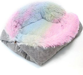 Produktbild von Katzenbett, waschbares Katzenbett für Katzen im Innenbereich, Haustierbett, innovatives Design, sicher, wärmend, bequem bunt